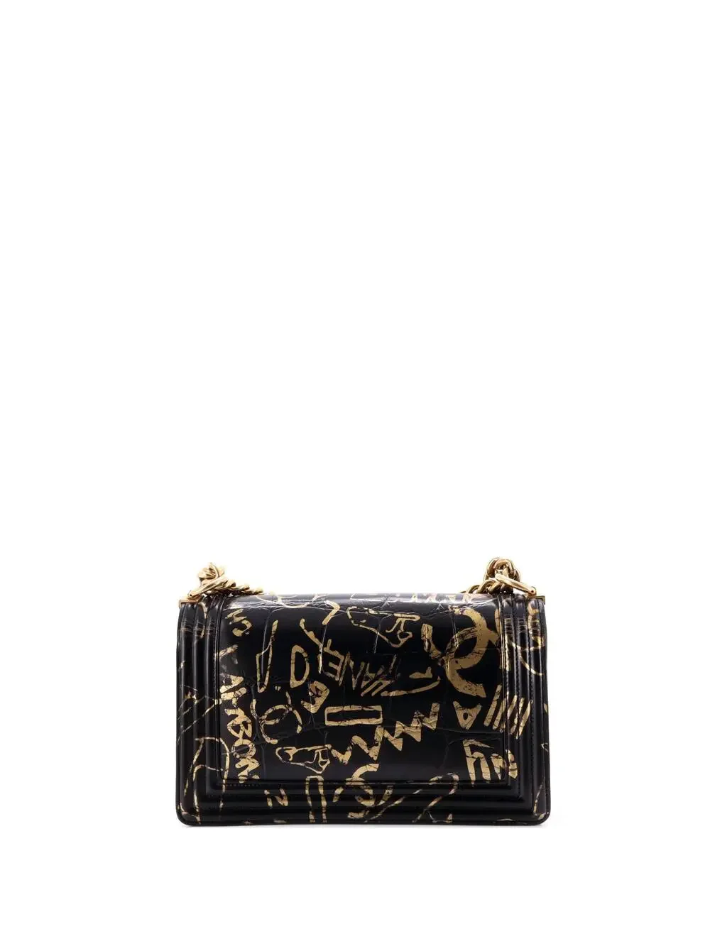 Chanel Boy Flap Bag Graffiti Crocodile #262252C43B